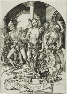 The Flagelation, fra The Passion av Martin Schongauer