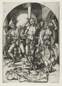 The Flagelation, slutten av 1400-tallet av Martin Schongauer