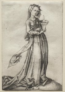 Den fjerde vise jomfru av Martin Schongauer