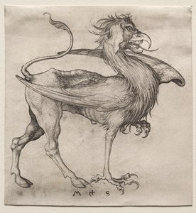The Griffin, 1400-tallet. av Martin Schongauer