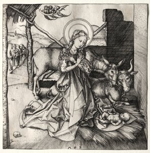 The Life of Christ: The Nativity, ca. 1480-1490. av Martin Schongauer