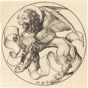 Løven av Markus av Martin Schongauer
