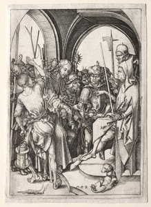 Lidenskapen: Kristus før Annas av Martin Schongauer