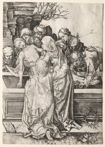 The Passion: The Entombment. av Martin Schongauer