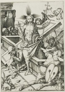 The Resurrection, fra The Passion av Martin Schongauer