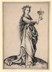 Den tredje vise jomfru av Martin Schongauer
