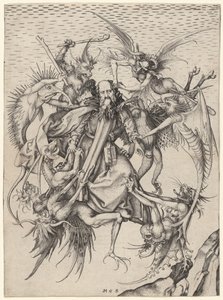 St. Anthonys trengsler av Martin Schongauer