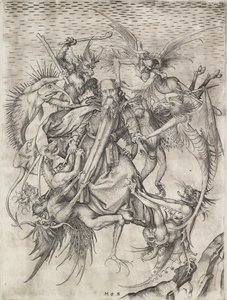 The Tribulations of St Anthony, slutten av 1400-tallet av Martin Schongauer