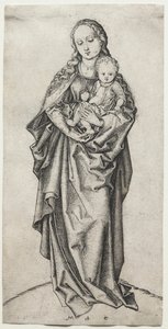 Jomfru og barn med et eple av Martin Schongauer