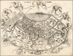 1513 Ptolemaisk verdenskart av Martin Waldseemüller av Martin Waldseemuller
