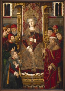 Saint Helena av Martin & Ximenez Miguel (fl.1466 1505) Bernat