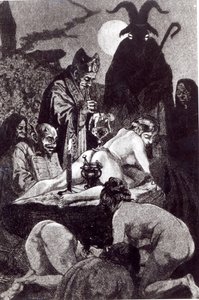 En svart messe, 1911 av Martin van Maele