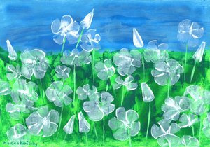Kopp mallow hvit mallow av Martina Konitzky