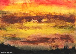 Landskap og himmel av Martina Konitzky