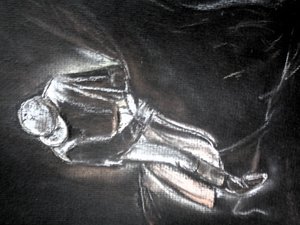 Studie etter Degas - Homage av Martina Konitzky