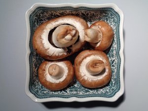 Villeroy og Boch porselen med sopp av Martina Konitzky