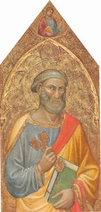 Saint Peter, med Saint James Major [venstre panel] av Martino di Bartolomeo