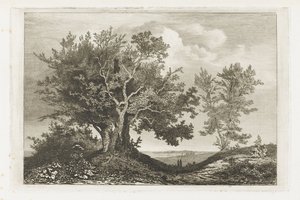 Landevei mellom de to trærne av Martinus Antonius Kuytenbrouwer jr.