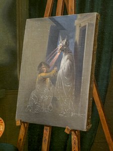 Maleren Christian August Lorentzen, detalj