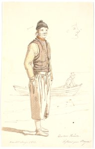 Anders Kruse. Fiske på Skagen av Martinus Rørbye