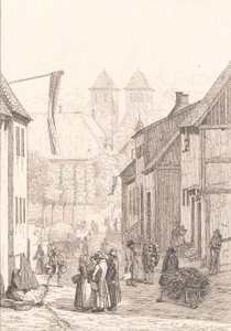 Markedsdag i Viborg av Martinus Rørbye
