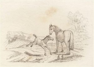Illustrasjon til "Halv hundre fabler for barn" av Hey av Martinus Rørbye