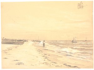 Del av Sønderstrand, Skagen av Martinus Rørbye