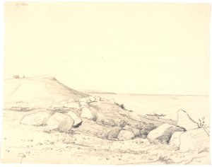 Strandlandskap av Martinus Rørbye