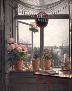 Utsikt fra kunstnerens vindu