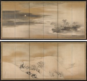 Sommernatt; Vinterdag av Maruyama Okyo