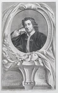 Thomas Otway, gravert av Jacobus Houbraken (1698-1780) Amsterdam, 1741 av Mary Beale