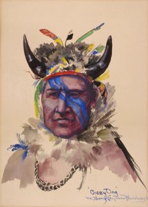 Crazy Dog, slutten av 1800-begynnelsen av 1900-tallet. av Mary Berri Chapman Hansbrough