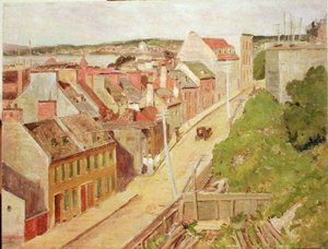 Quebec (olje på artistbrett) av Mary Bradish Titcomb