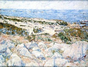 Sanddyner i California (olje på lerret) av Mary C. Brady