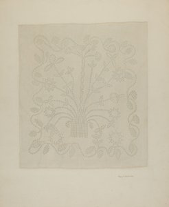 Håndvevd lin av Mary C. Davidson