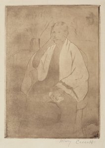 Et portrett av kunstnerens mor av Mary Cassatt