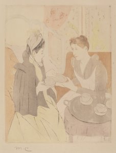 Afternoon Tea Party av Mary Cassatt