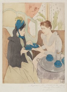 Ettermiddagstefest, 1890-1891. av Mary Cassatt