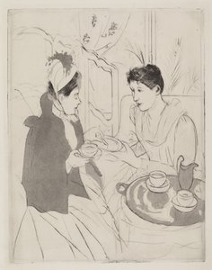 Ettermiddagstefest, 1890-1891. av Mary Cassatt