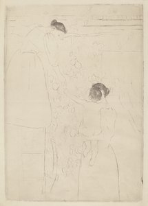 Innsamling av frukt, ca. 1893. av Mary Cassatt