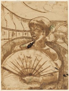 I operaboksen [verso] av Mary Cassatt