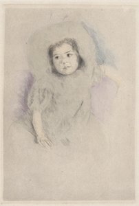 Margot med panser (nr. 1) av Mary Cassatt