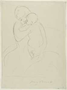 Mors kjærtegn av Mary Cassatt