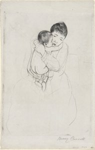 Mors kjærtegn av Mary Cassatt