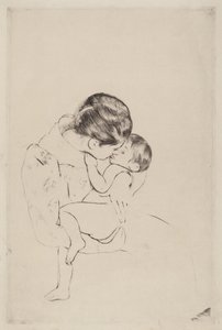 Mors kyss av Mary Cassatt