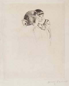 Bondemor og barn, ca. 1894. av Mary Cassatt