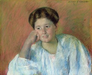 Portrett av Louisine Elder av Mary Cassatt