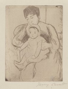 Forbereder regning for en utflukt, c. 1889. av Mary Cassatt