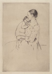Stille, ca. 1891 av Mary Cassatt