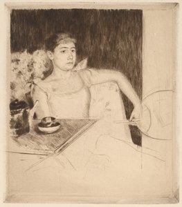 Te, c. 1890. av Mary Cassatt